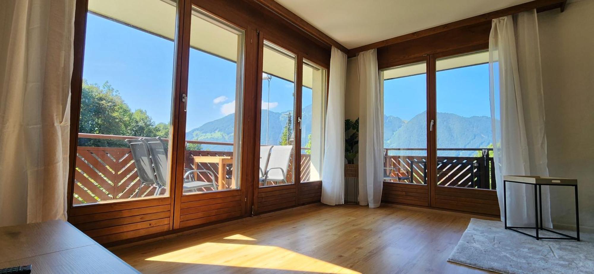 Solohike Mountainview Apartman Seelisberg Kültér fotó